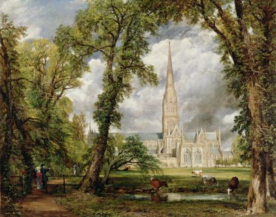 View of Salisbury Cathedral from the Bishop